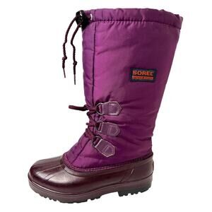 SOREL Insulated Snow Winter Boots in Purple Women's Size 6